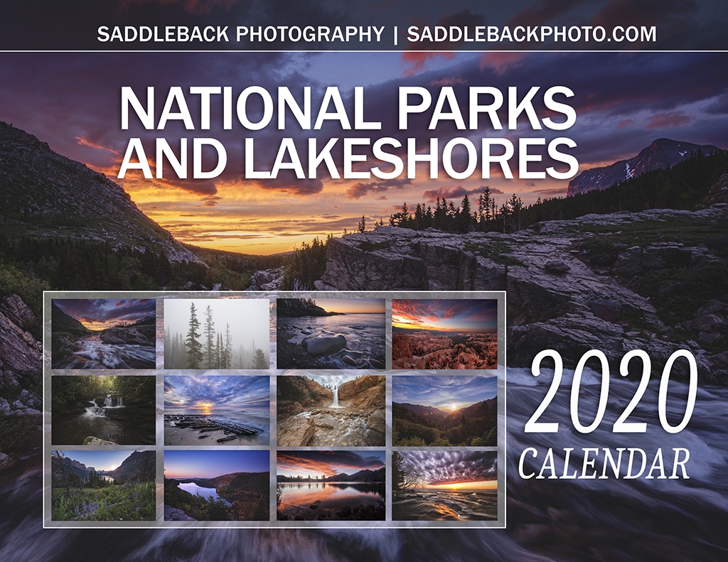 Saddleback Photo 2020 National Parks Calendar